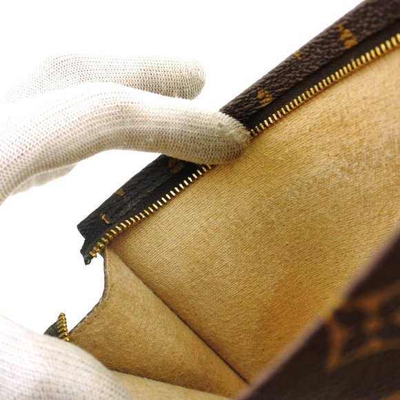 Louis Vuitton Monogram Canvas Leather Toiletry Pouch 20 Travel Bag - Picture 10 of 10